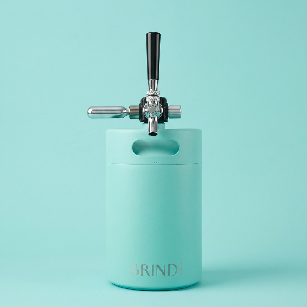 BRINDÌ Crew (3,8L) Mini Keg, Laguna - Salt Skin (türkis)